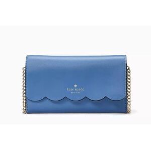 NWT Kate Spade Gemma Crossbody Deep Cornflower Blue Gold Chain